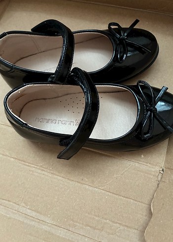 Kız Çocuk Siyah Rugan Babet - Görsel 4