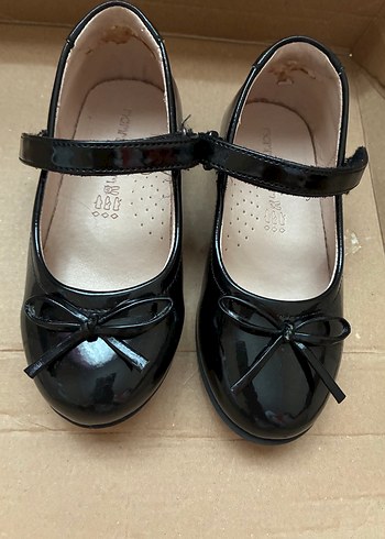 Kız Çocuk Siyah Rugan Babet - Görsel 2