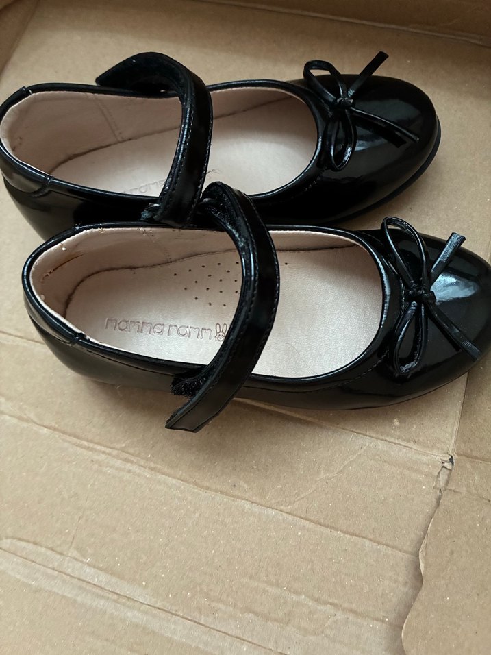 Kız Çocuk Siyah Rugan Babet - Görsel 4