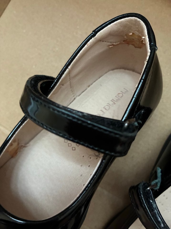 Kız Çocuk Siyah Rugan Babet - Görsel 5