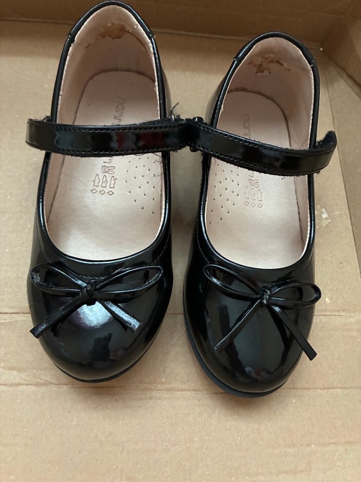 Kız Çocuk Siyah Rugan Babet - Görsel 2