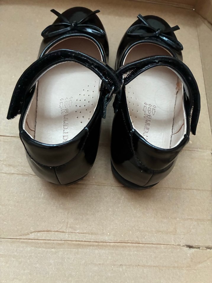 Kız Çocuk Siyah Rugan Babet - Görsel 3