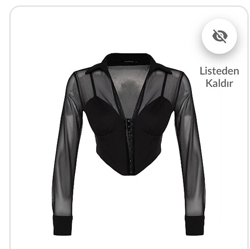 Marka model tül bluz