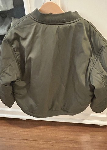 Zara Erkek Çocuk yeşil Fermuarlı Mont