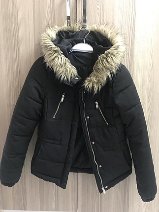 H&M siyah mont