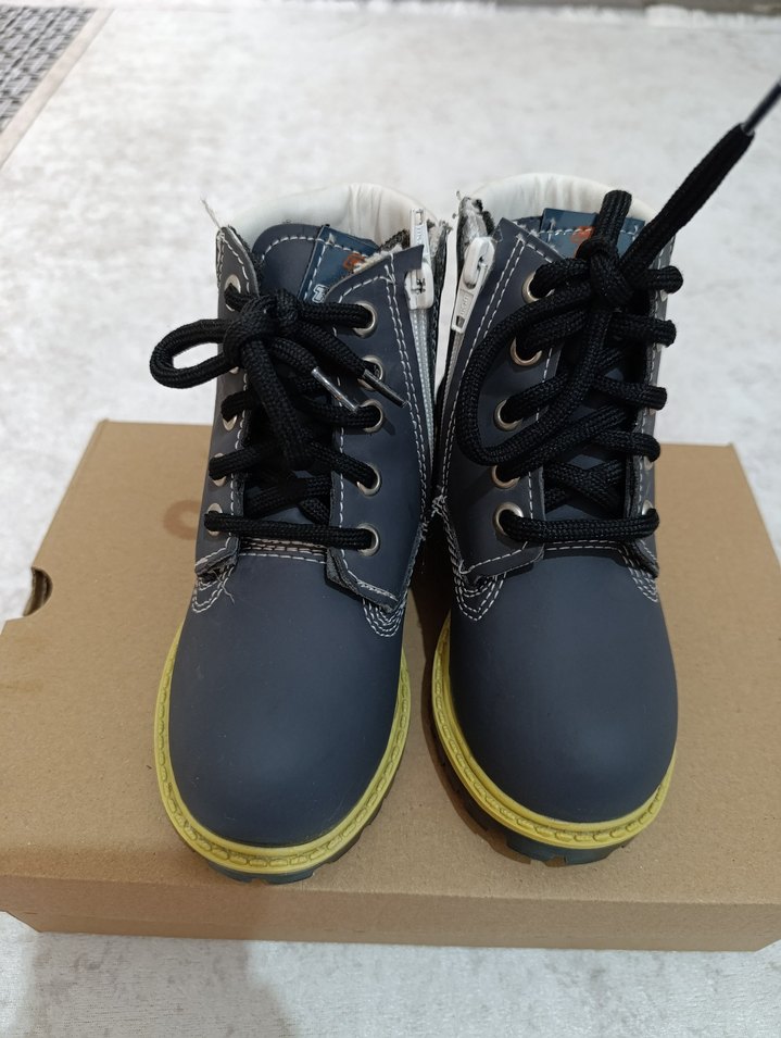 Gri Bağcıklı Erkek Çocuk Botu - Görsel 3