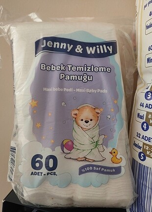 1 Beden: 2-5 kg Beden Jenny & Willy yenidoğan bebek seti