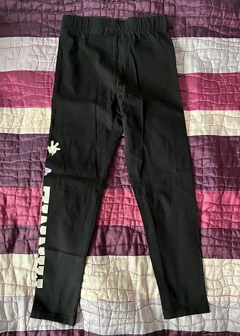 Kız Çocuk Minnie Baskılı Pamuklu Tayt - Görsel 8