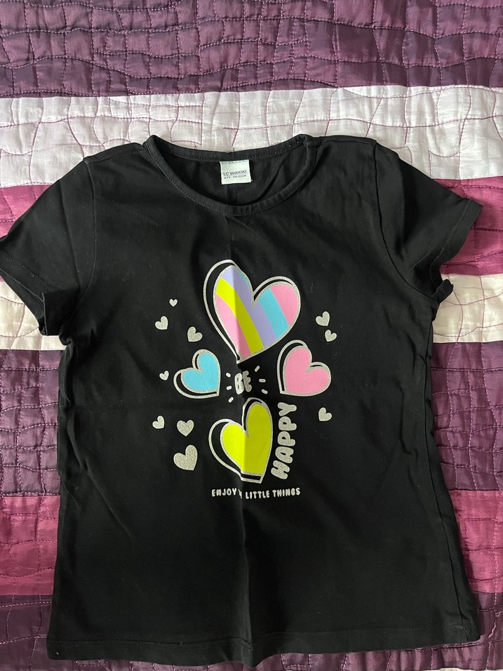 Kız çocuk Lcw 7 yaş kısa kollu baskılı tişört - Görsel 3