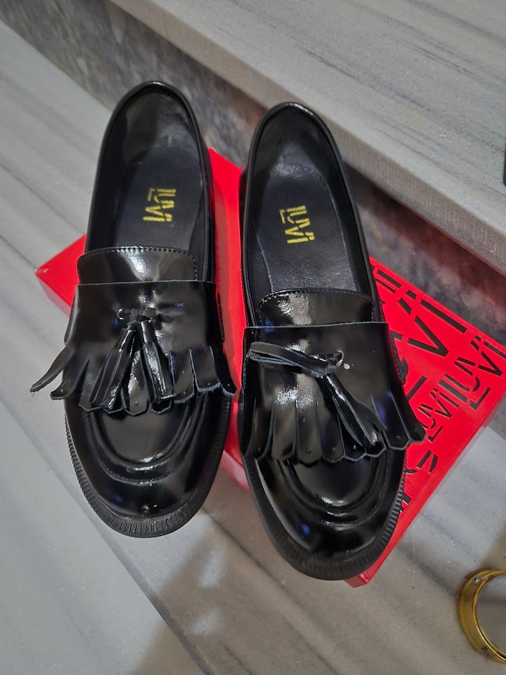 hakiki deri loafer ayakkabı - Görsel 3