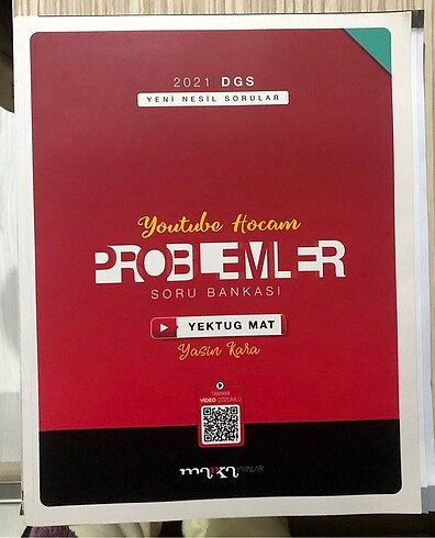 Youtube hocam problemler soru bankası DGS