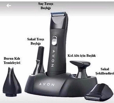 Avon 5 işlemli traş seti pille çalışır