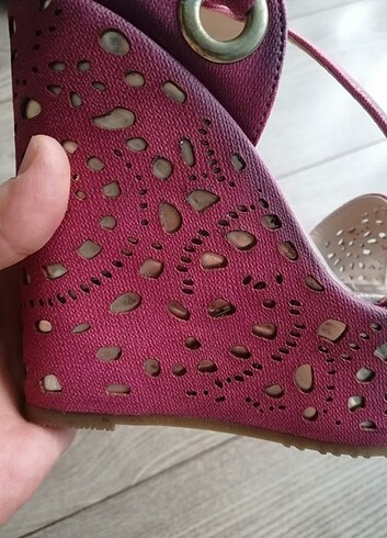 38 Beden pembe Renk Dolgu topuklu ayakkabı
