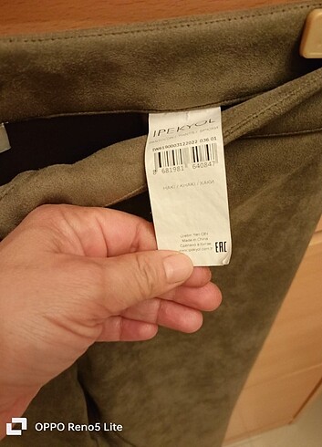 m Beden Süet likralı pantolon