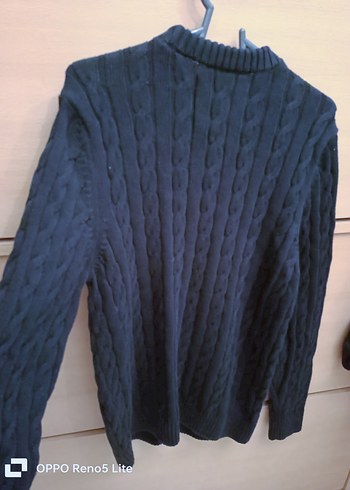 saç Örgü Erkek Bisiklet Yaka Kazak - Görsel 4