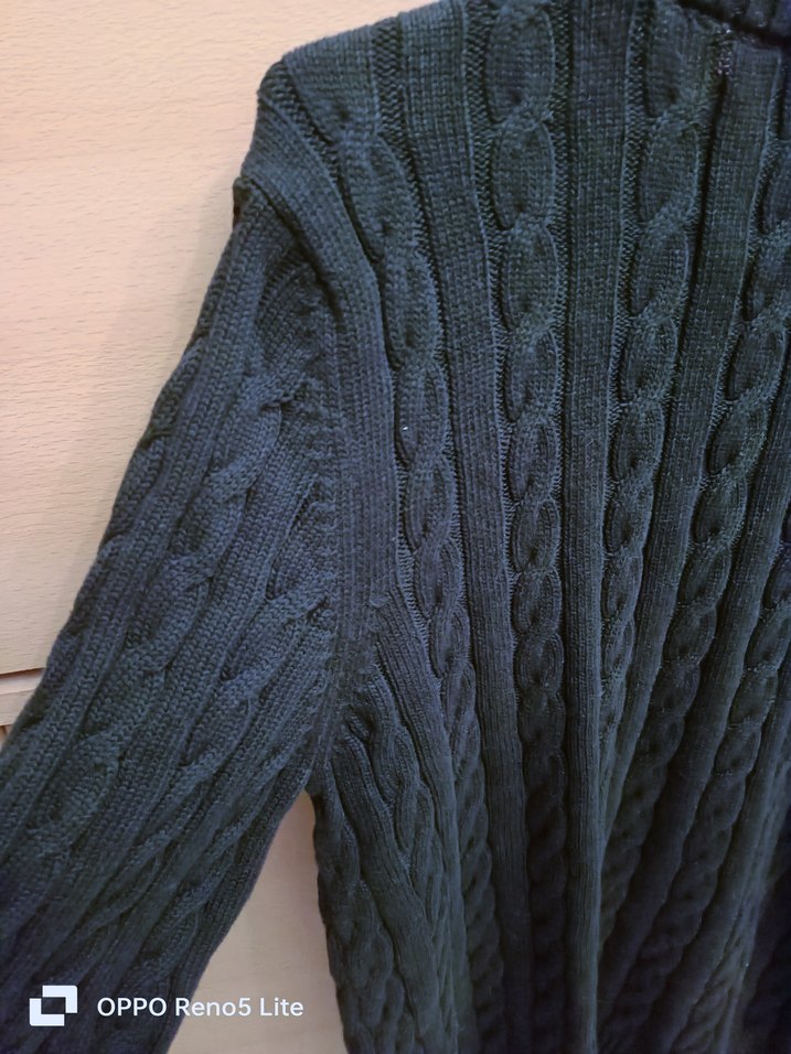 saç Örgü Erkek Bisiklet Yaka Kazak - Görsel 3