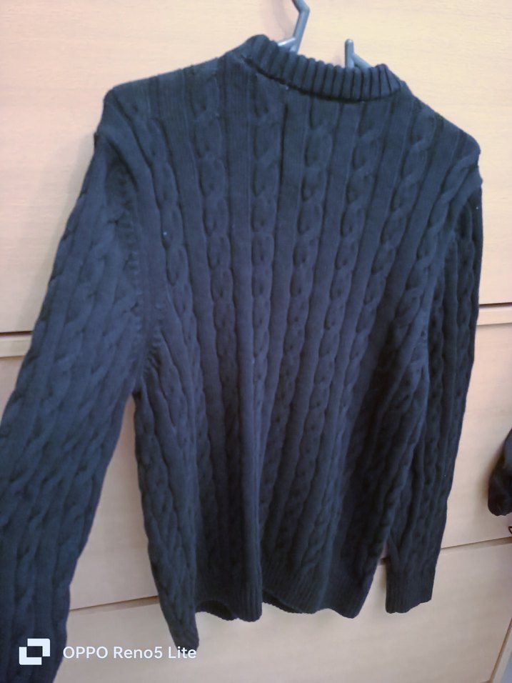 saç Örgü Erkek Bisiklet Yaka Kazak - Görsel 4