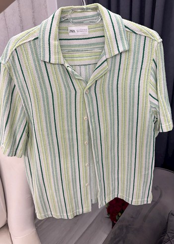 Zara yeni sezon renkli erkek gömleği - Görsel 2