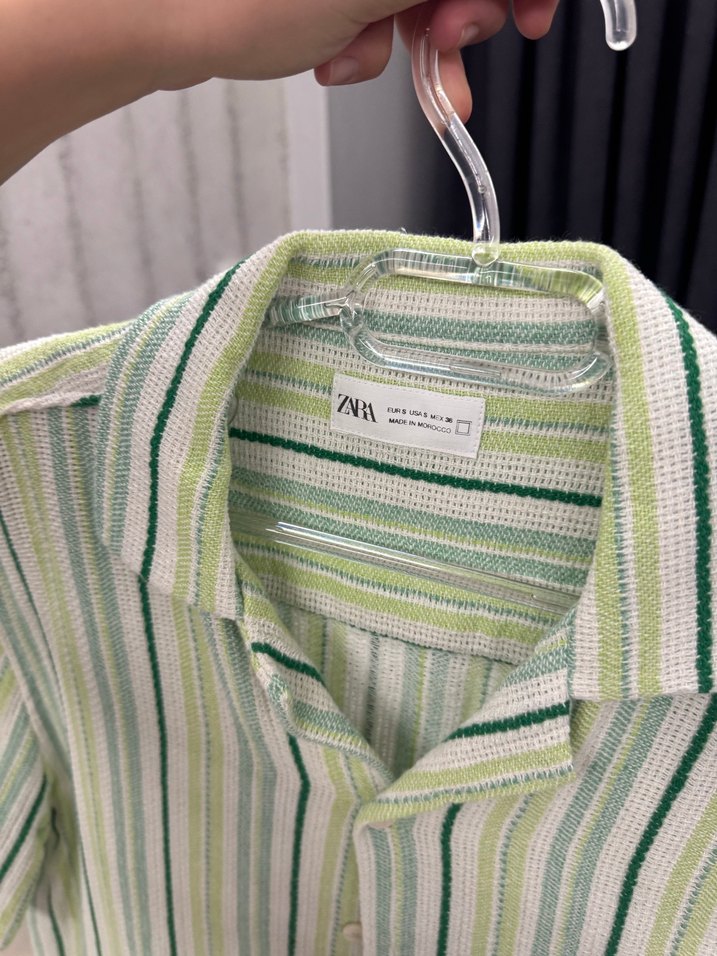 Zara yeni sezon renkli erkek gömleği - Görsel 3