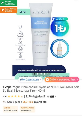 Licape Hydra Nemlendirici Kadınlar İçin - Görsel 6