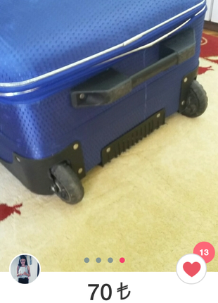 universal Beden mavi Renk mavi renkli valiz