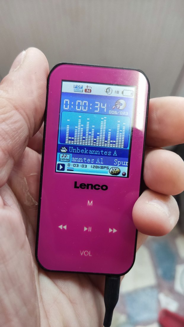 Pembe Lenco Taşınabilir Medya Oynatıcı - Görsel 2