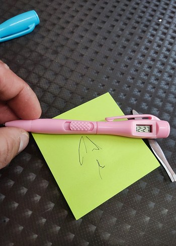 Renkli Dijital saat Kalem - Görsel 2