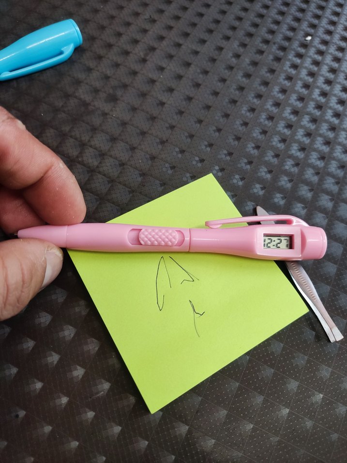 Renkli Dijital saat Kalem - Görsel 2