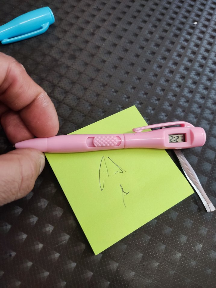 Renkli Dijital saat Kalem - Görsel 3