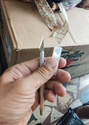 maket bıçağı + 5 tane uç - Görsel 2