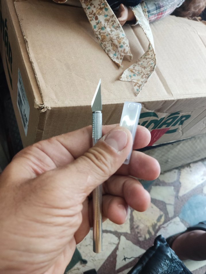 maket bıçağı + 5 tane uç - Görsel 2