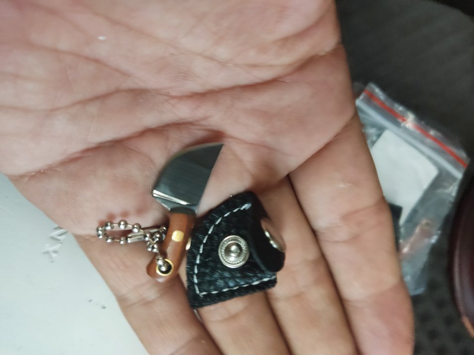 Altın Renk Mini Bıçak Anahtarlık - Görsel 4