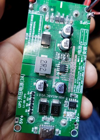 18650 pil ups devresi 12volt - Görsel 3