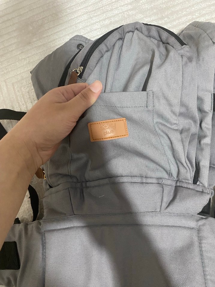 Gri Bebek Taşıyıcı Kanguru - Görsel 2