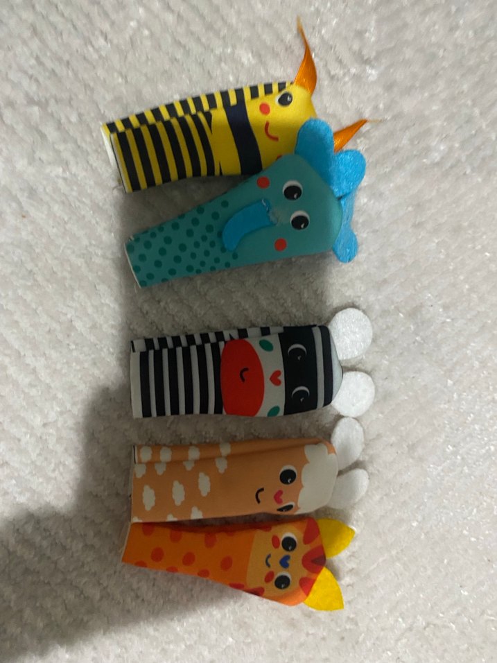 Renkli Parmak Kuklaları Seti - Görsel 3