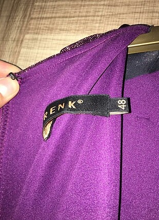 48 Beden mor Renk Abiye elbise