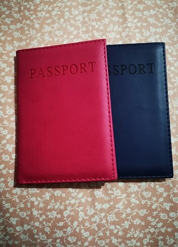 Çift pasaport kılıfı