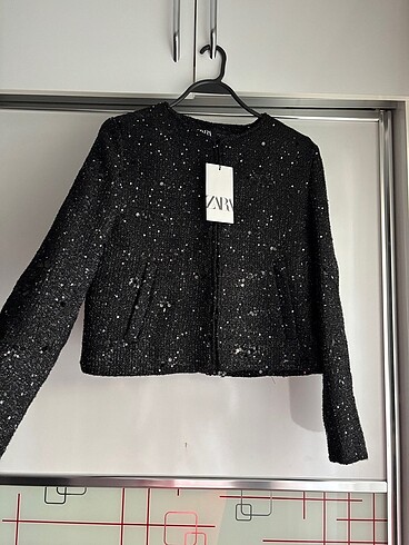 Zara pullu blazer ceket