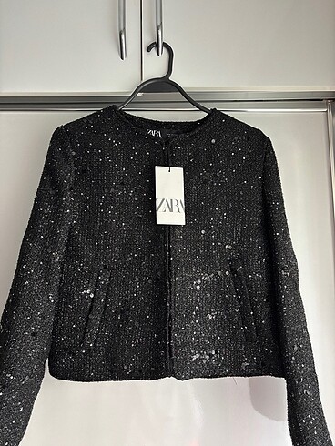 xs Beden Zara pullu blazer ceket
