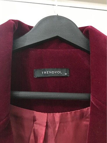xs Beden bordo Renk Ceket