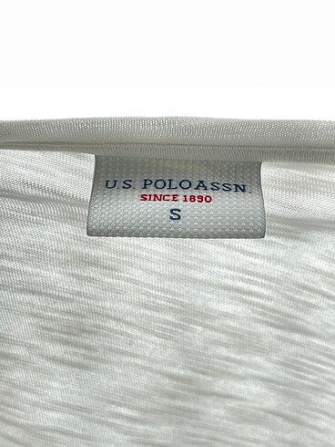 s Beden beyaz Renk U.S Polo Assn. T-shirt %70 İndirimli.
