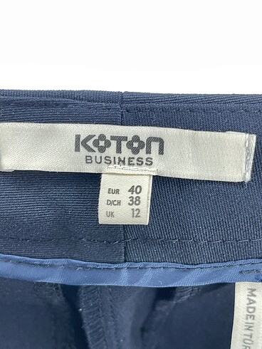 40 Beden lacivert Renk Koton Düz Kesim %70 İndirimli.