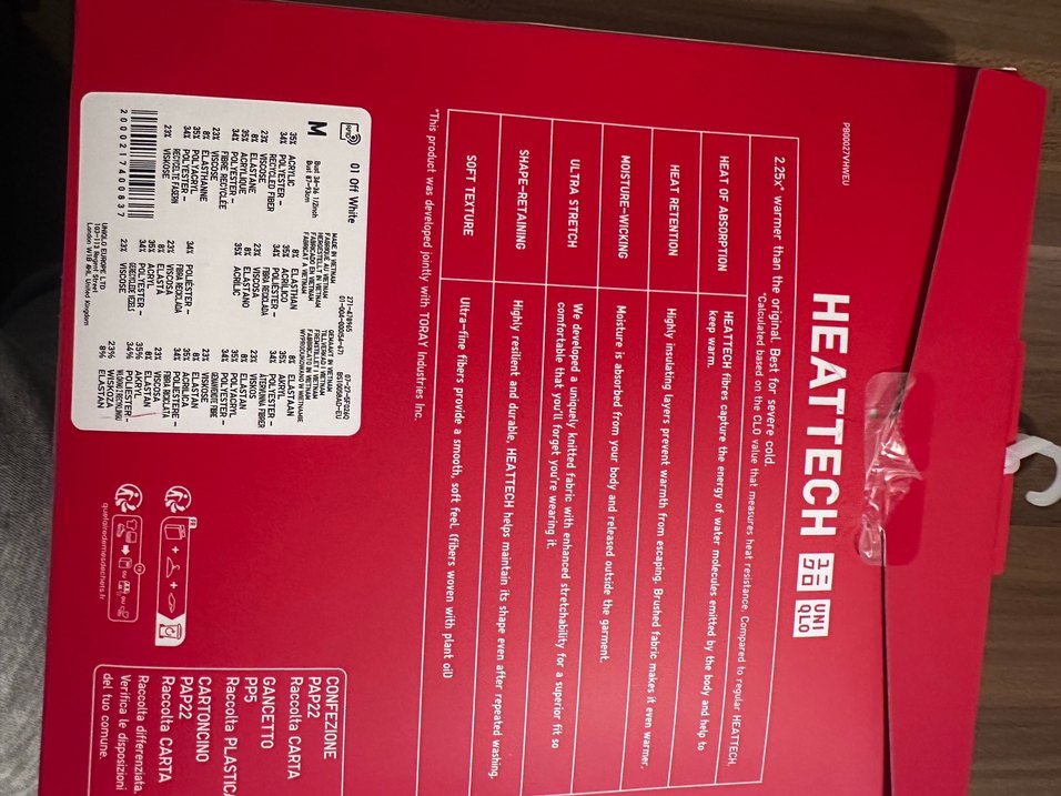 HEATTECH Ultra Warm Crew Neck T-Shirt  krem iclik 
 Uzun Kollu - Görsel 3