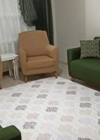 Parlak Haki Modern Kanepe Örtüsü - Görsel 2