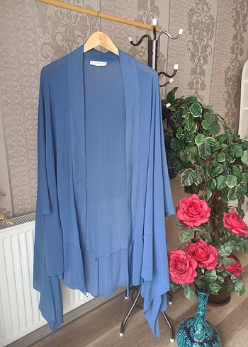 Mavi Bohem Kadın abaya kimono SETRMS
