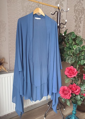 universal Beden Mavi Bohem Kadın abaya kimono SETRMS
