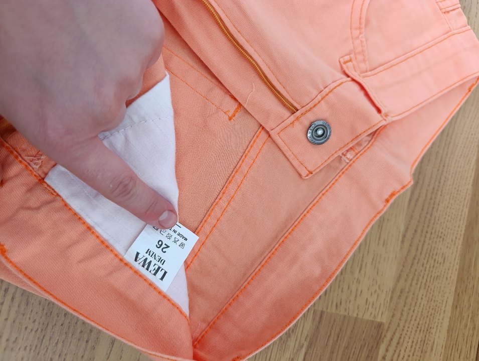 Pembe Midi Kadın Kot Pantolon - Görsel 2