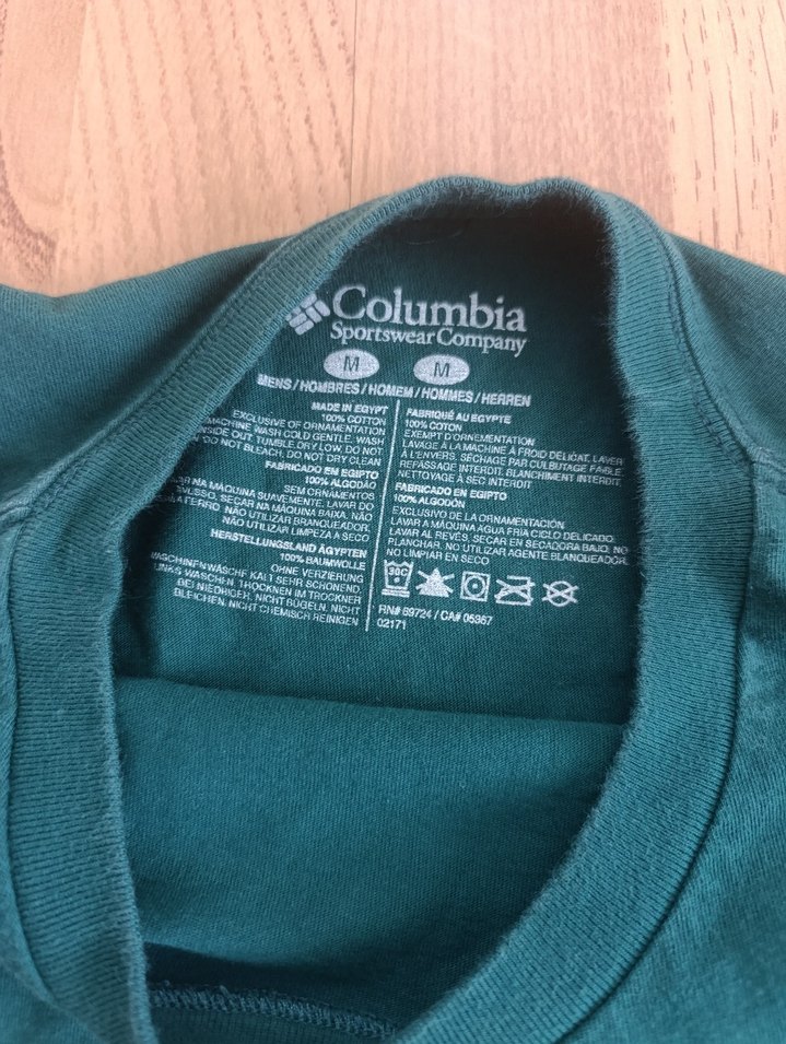 Columbia Erkek Uzun Kollu Turkuaz Tişört - Görsel 4