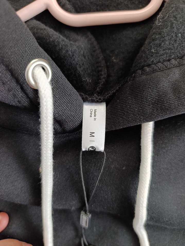 Siyah Kapüşonlu Kadın Sweatshirt - Görsel 4