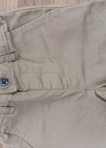 Erkek Bej Regular Fit Pamuklu Pantolon - Görsel 3